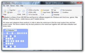Mext screenshot