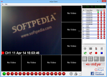mEye Client screenshot