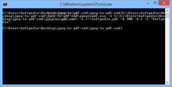 Mgosoft JPEG To PDF Command Line screenshot