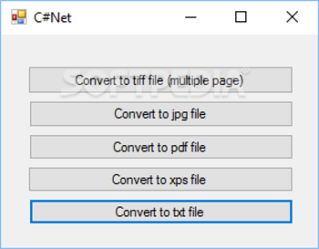 Mgosoft PCL Converter SDK screenshot