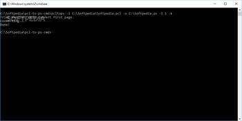 Mgosoft PCL To PS Command Line screenshot