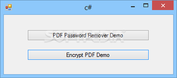 Mgosoft PDF Security SDK screenshot