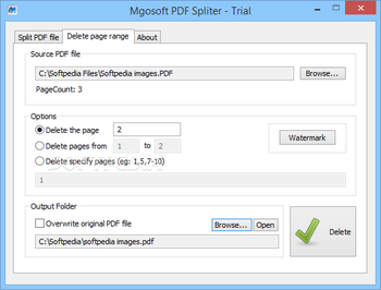Mgosoft PDF Spliter screenshot 2