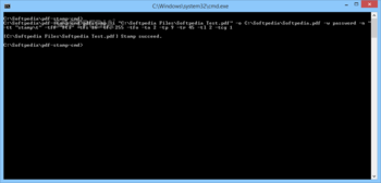 Mgosoft PDF Stamper Command Line screenshot
