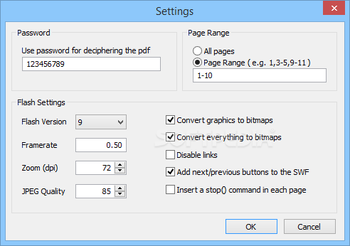 Mgosoft PDF To Flash Converter screenshot 2