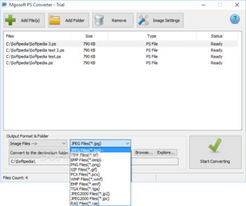 Mgosoft PS Converter screenshot 2