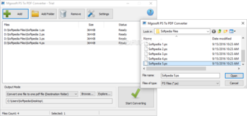 Mgosoft PS To PDF Converter screenshot 2