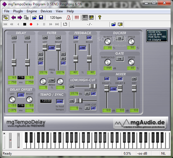 mgTempoDelay screenshot