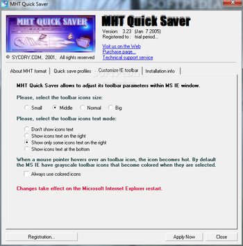 MHT Quick Saver screenshot 2