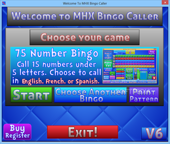 MHX Bingo Caller screenshot