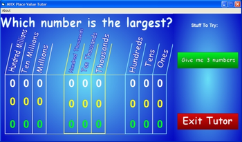 MHX Place Value Chart Tutor screenshot