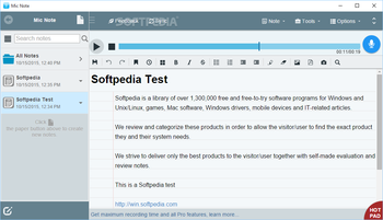 Mic Note screenshot