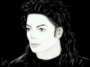 Michael Jackson Drawing Screen Saver screenshot