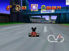 Mickey no Racing Challenge USA screenshot 2