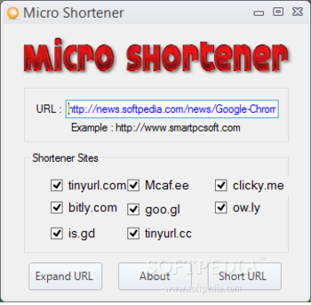 Micro Shortener screenshot