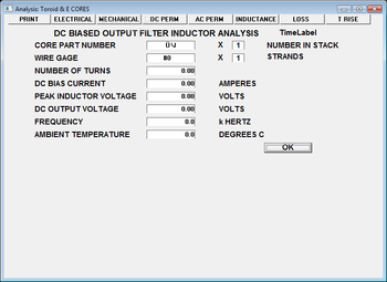 Micrometals Inductor Design For Power Filter screenshot 2