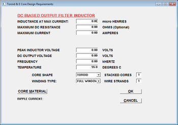 Micrometals Inductor Design For Power Filter screenshot 3