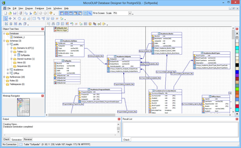 MicroOLAP Database Designer for PostgreSQL screenshot