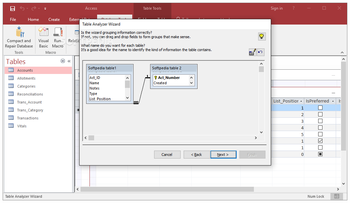 Microsoft Access screenshot 15