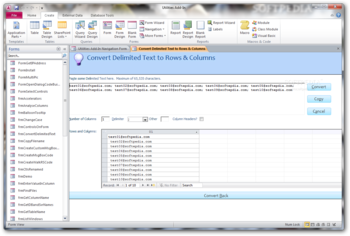 Microsoft Access Utilities Add-In screenshot 2