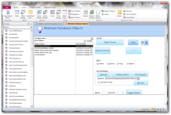 Microsoft Access Utilities Add-In screenshot 4