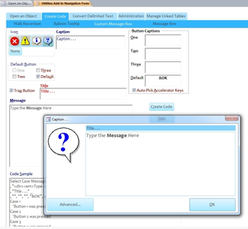 Microsoft Access Utilities Add-In screenshot 2