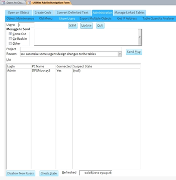 Microsoft Access Utilities Add-In screenshot 6