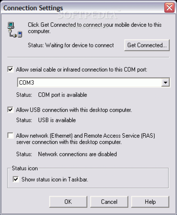 Microsoft ActiveSync screenshot 3