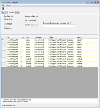 Microsoft ActiveX Analyzer Tool screenshot 2