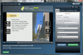 Microsoft Desktop Player screenshot