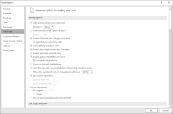 Microsoft Excel screenshot 14