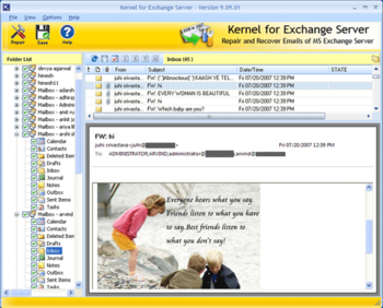 Microsoft Exchange Recovery screenshot 3