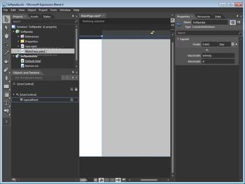 Microsoft Expression Blend screenshot