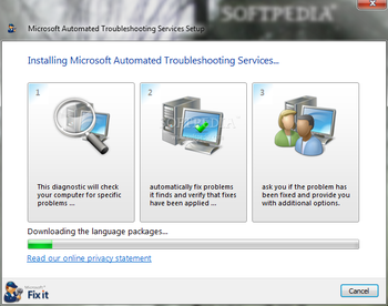 Microsoft Fix it screenshot 2