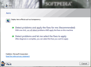 Microsoft Fix it screenshot 3