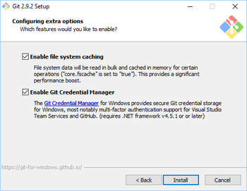 Microsoft Git Credential Manager for Windows screenshot