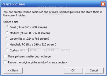 Microsoft Image Resizer screenshot 2