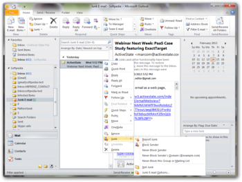 Microsoft Junk E-mail Reporting Tool for Microsoft Office Outlook screenshot