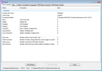 Microsoft Line of Code Counter screenshot 4