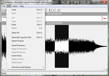Microsoft Linguistic Information Sound Editing Tool screenshot 2