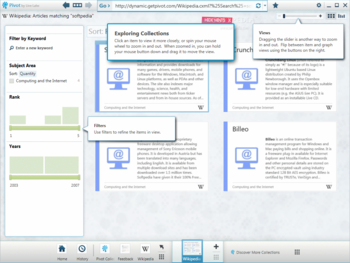 Microsoft Live Labs Pivot screenshot 2