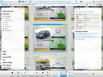 Microsoft Live Labs Pivot screenshot 6