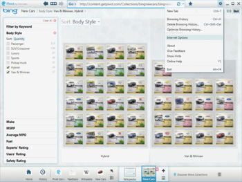 Microsoft Live Labs Pivot screenshot 7