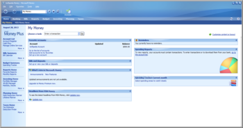 Microsoft Money Plus Deluxe screenshot