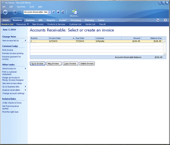 Microsoft Money Plus Sunset Home & Business screenshot 2