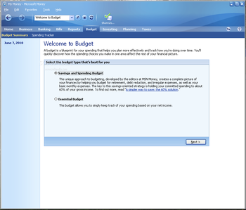 Microsoft Money Plus Sunset Home & Business screenshot 5