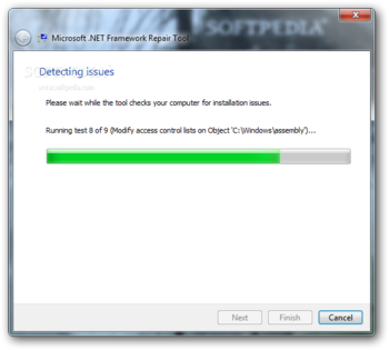 Microsoft .NET Framework Repair Tool screenshot