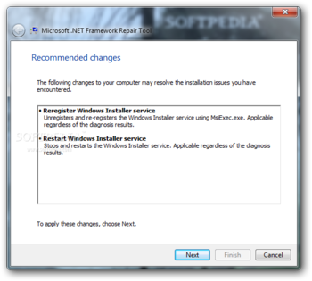 Microsoft .NET Framework Repair Tool screenshot 2