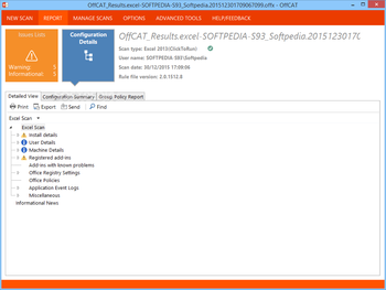 Microsoft Office Configuration Analyzer Tool (OffCAT) screenshot 4