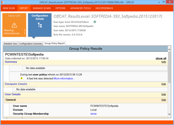 Microsoft Office Configuration Analyzer Tool (OffCAT) screenshot 6